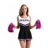 Links to CHEERLEADER COSTUME BLACK LARGE by 