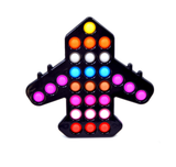 Airplane Shaped Fidget Pop It Toy Assorted Colors