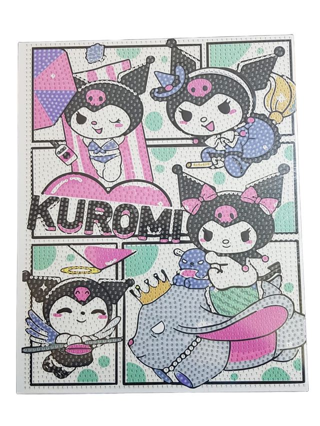 Kurumi Diamond Painting Set 24 x 30 cm Assorted Designs 5