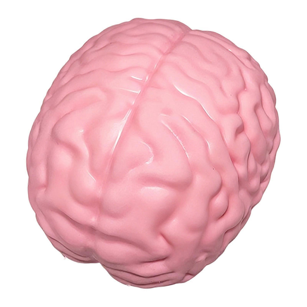 Giant Brain Squishy Stress Relief Toy – 12CM Pink
