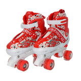 Adjustable Roller Skates Size 35-38 Red