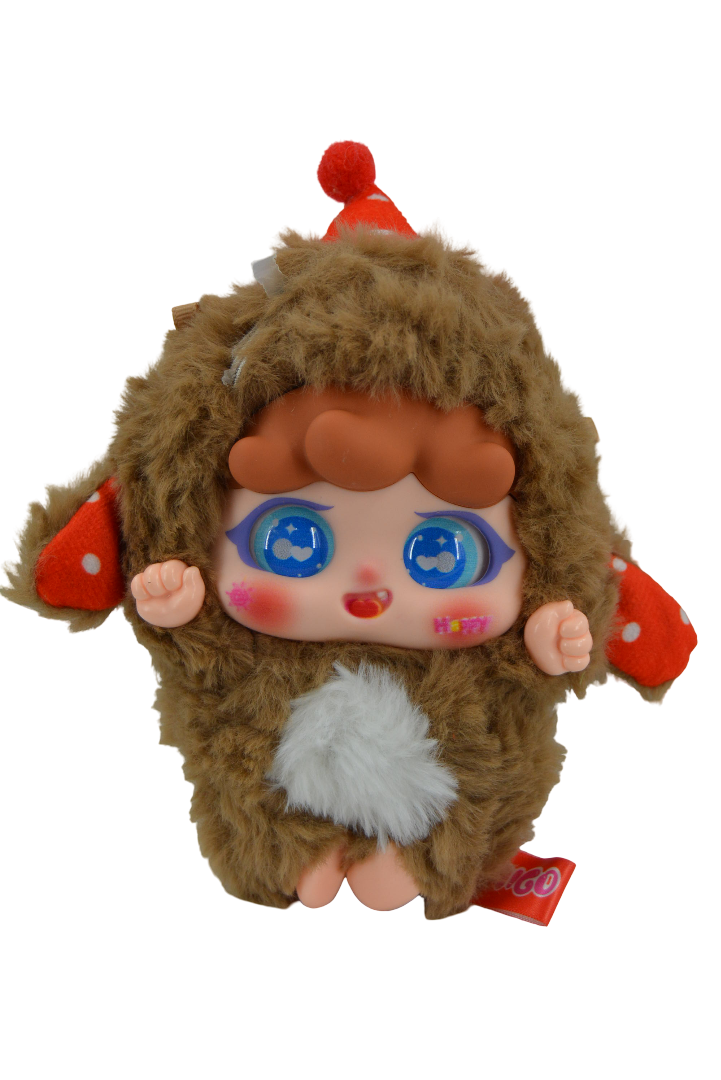 Baby 3 Migo Sneaky Santa Plush Doll