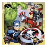 Ravensburger Marvel Avengers Puzzle, 3 X 49Pc