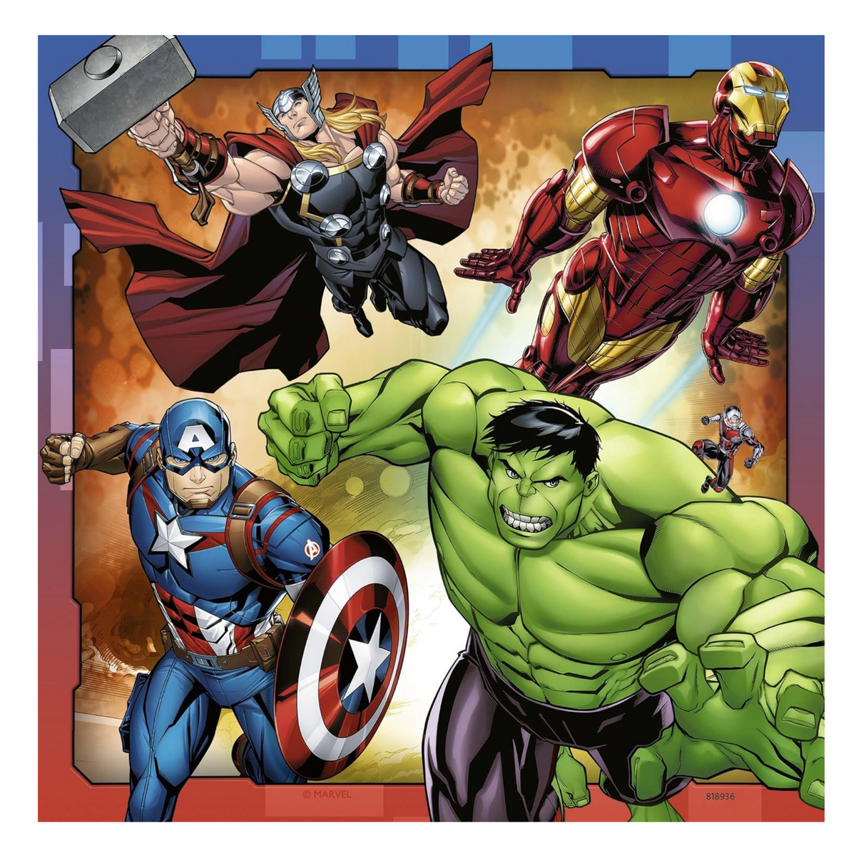 Ravensburger Marvel Avengers Puzzle, 3 X 49Pc