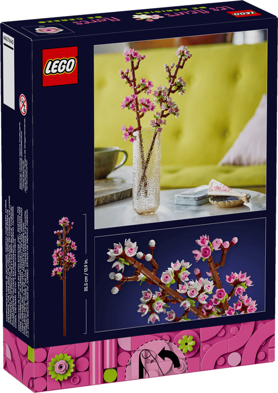 LEGO Botanicals Cherry Blossoms 40725 Building Kit 430 Pieces
