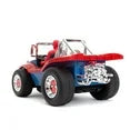 Jada Spider-Man Buggy RC with Non-Removable Spider-Man Figure – 7 Turbo Button Full-Function Remote Control Ages 6+ Red/Blue
