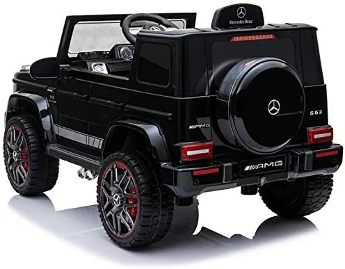 Mercedes G63 Electric Ride On Car with Black Leather Seat