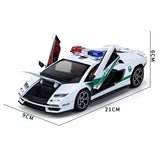 Lamborghini Countach Dubai Police Model 1:24 Scale