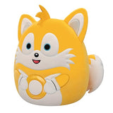Squishmallows Original 14in “Sonic The Hedgehog” Tails Holding Gold Rings Plush (Large)