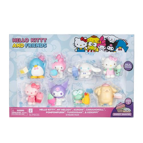 Hello Kitty and Friends Sweet Snacks 8-Pack with Mix and Match Sweet Accessories