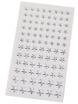Crystal Star Rhinestone Stickers (Assorted, Sold As Single)