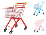 Kids Shopping Cart (Assorted Designs, Sold as Single)