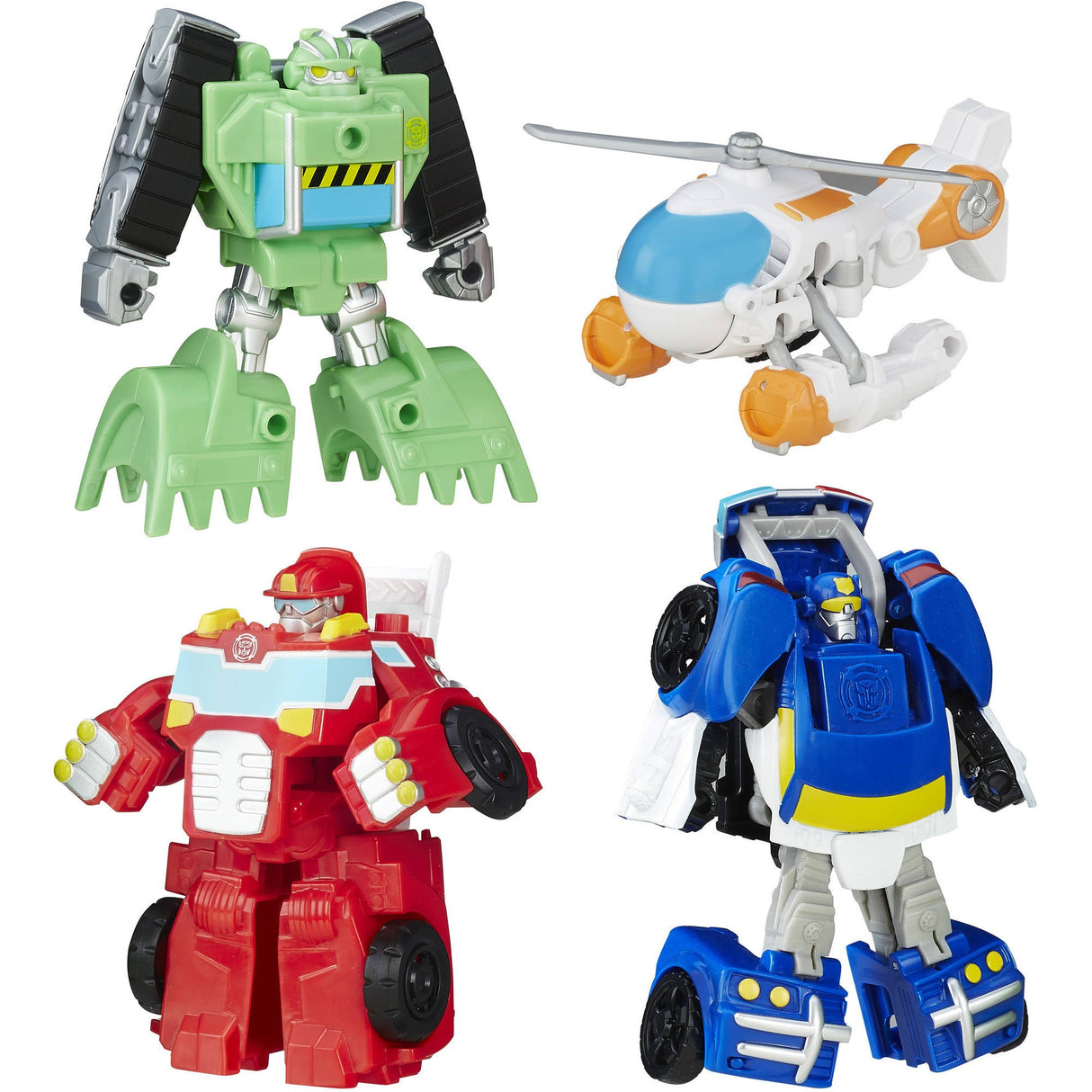 Transformers Griffin Rock Conversion Ages 3-7 Playskool Action Figures 4 Pack
