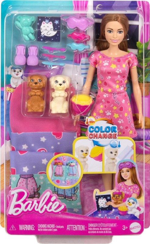 Barbie Doll Playset with 2 Dogs and Accessories