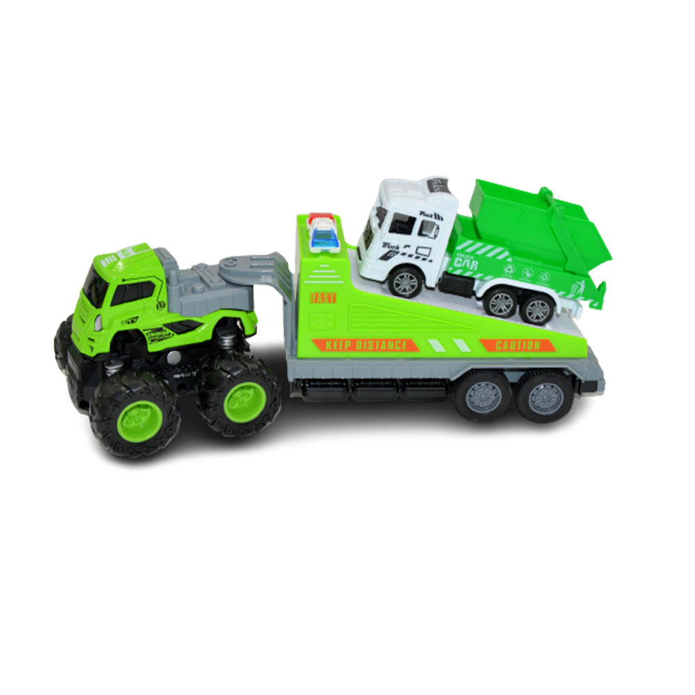 Garbage Truck Green