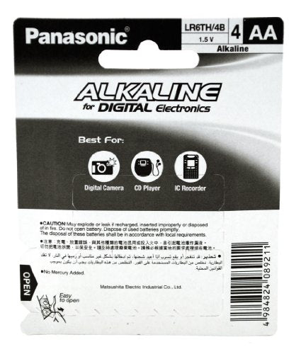 Panasonic AA4 Alkaline Battery
