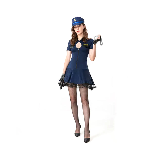 Links to WOMEN POLICE COSTUME SET LARGE by 