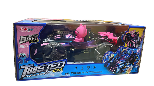 Disney Stitch Stunt Drift RC Car 2.4GHz - 360° Flips & Lights