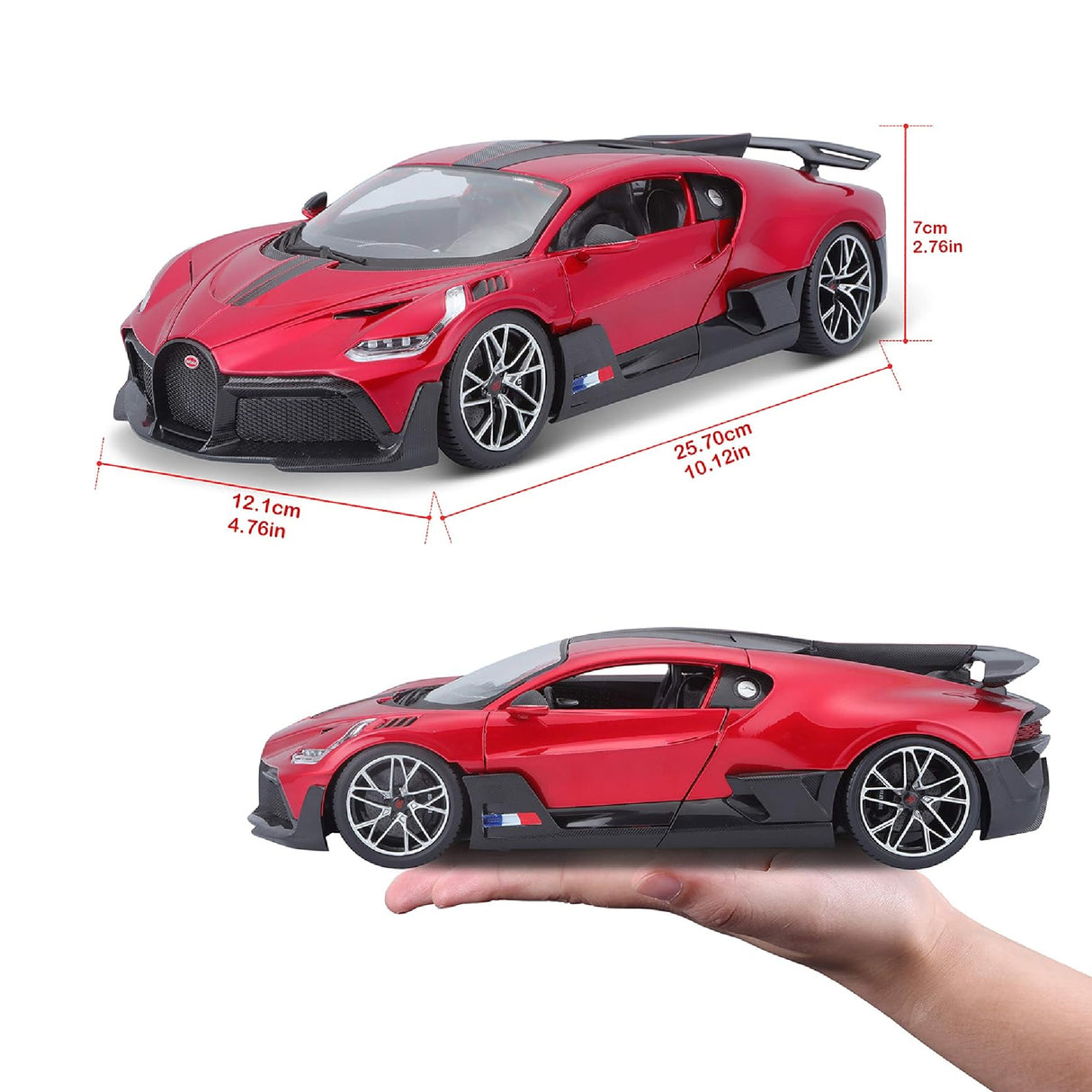 Bburago Bugatti Divo - Red 1:18 Scale