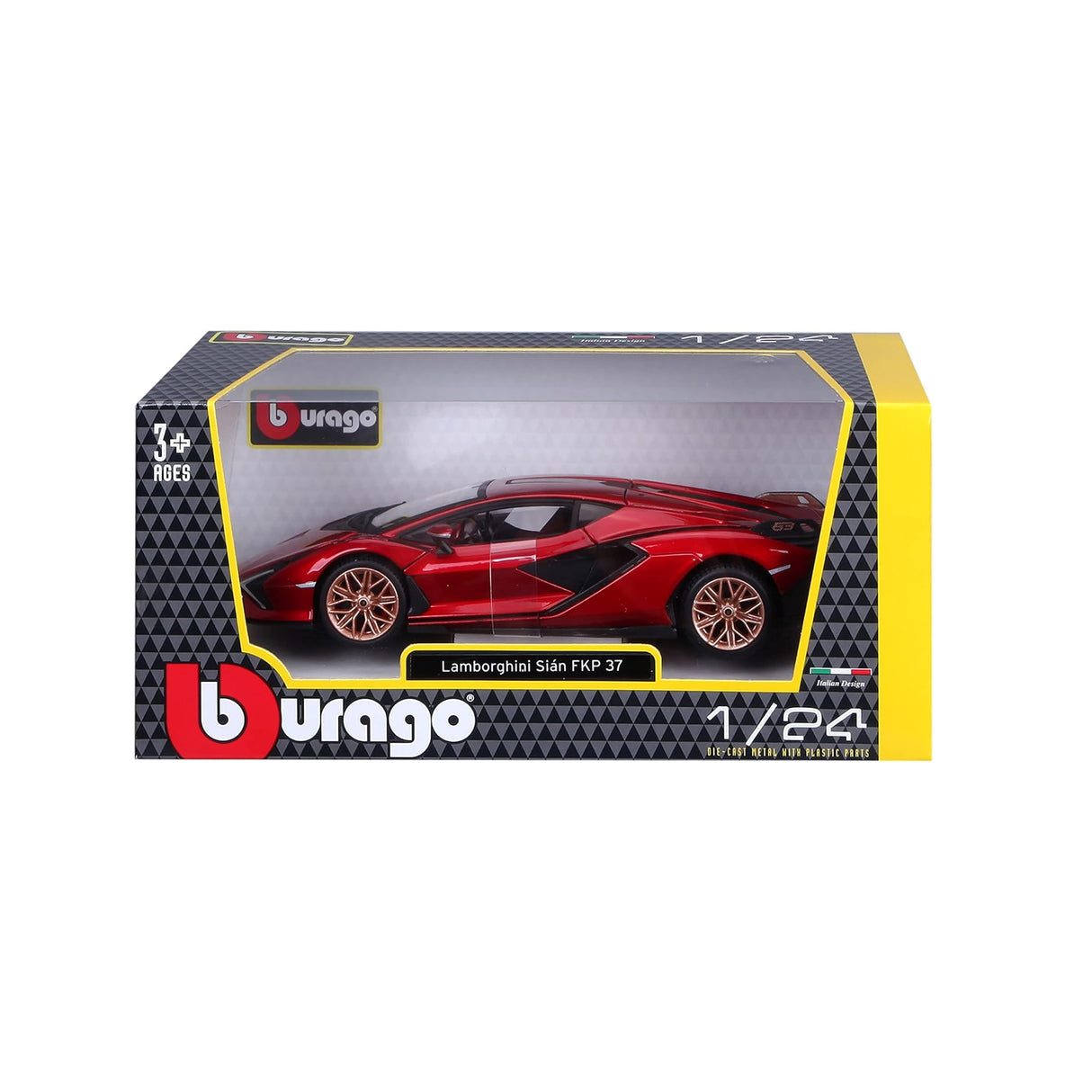 Bburago Lamborghini Sián FKP 37 Red 1:24 Scale