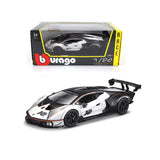 Bburago Racing - Lamborghini Essenza SCV12 - White/Black 1:24