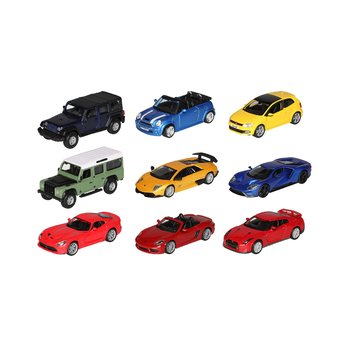 Bburago Assorted Diecast Cars  Multicolor 1:32 Scale - Assorted