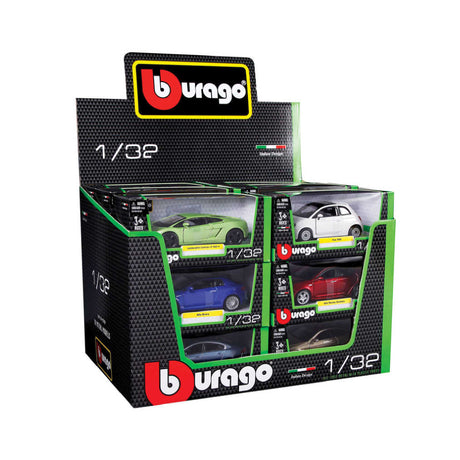 Bburago Assorted Diecast Cars  Multicolor 1:32 Scale - Assorted