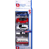 Bburago Vehicles 1:64 5 Pcs Assorted