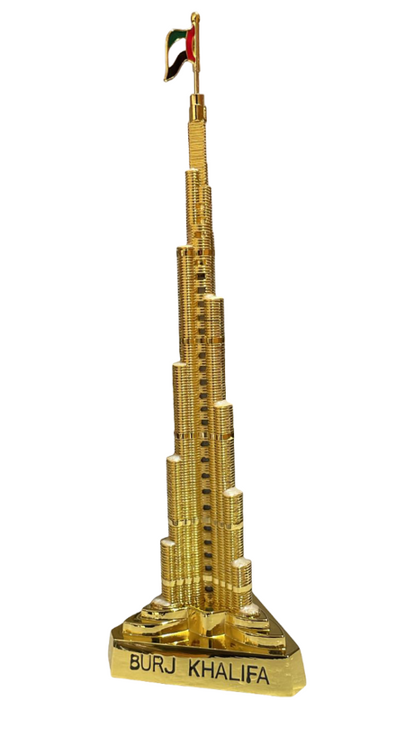 Burj Khalifa Metal with LED Gold Color
