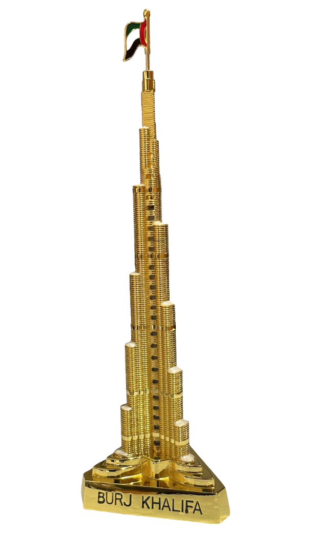 Burj Khalifa Metal with LED Gold Color