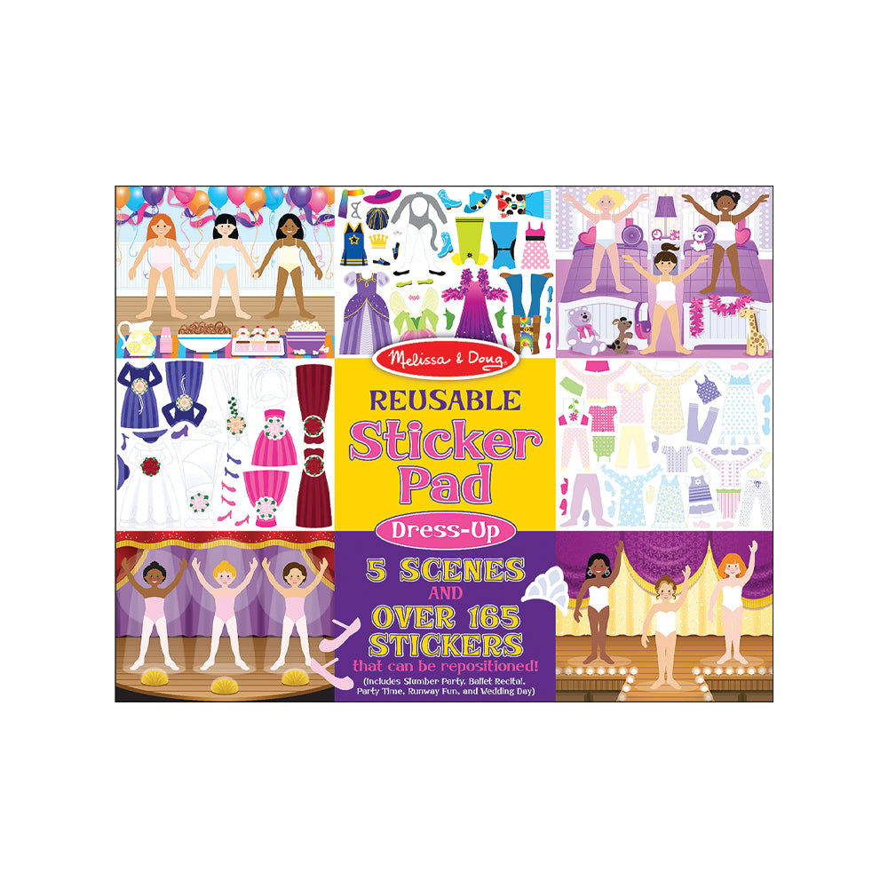 Melissa and Doug Reusable Sticker Pad Dress Up