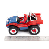 Jada Spider-Man Buggy RC with Non-Removable Spider-Man Figure – 7 Turbo Button Full-Function Remote Control Ages 6+ Red/Blue