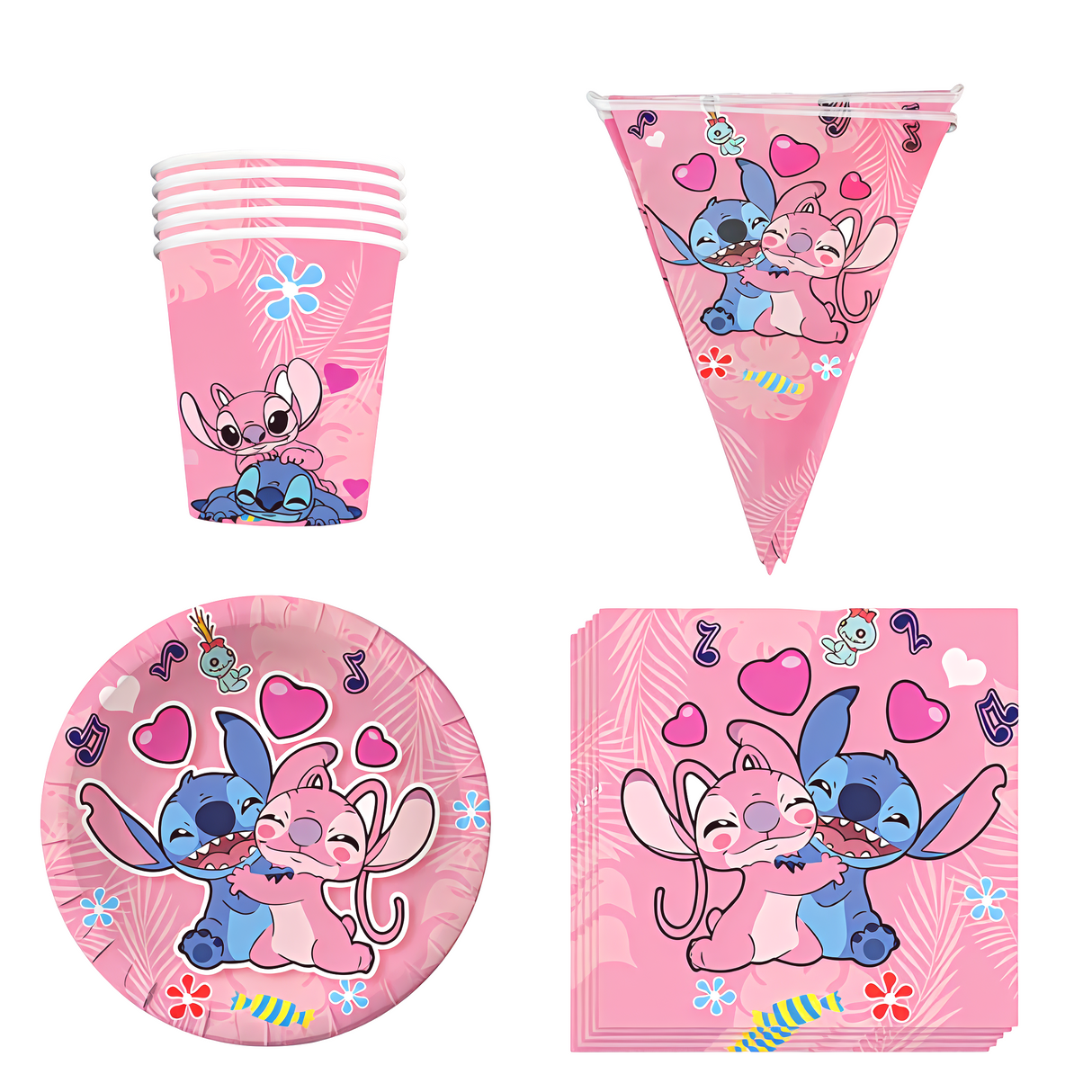 Stitch Party Set – Pink