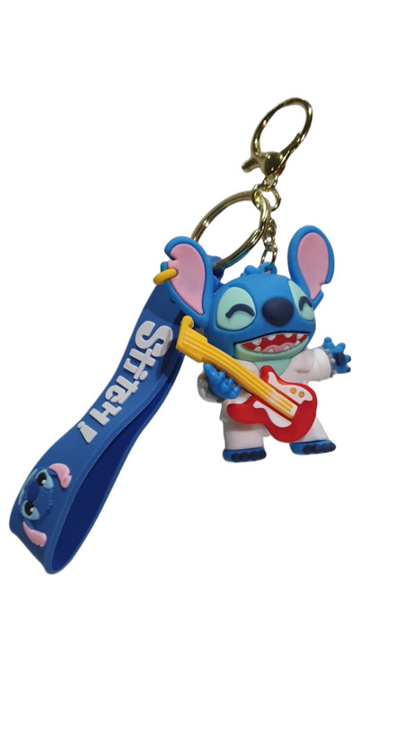 Stitch Silicone Rubber Keychain