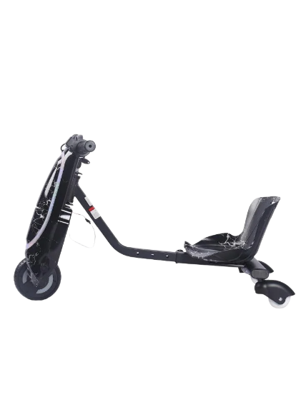Pro Ride 36V Mini Electric Drift Scooter with Helmet and Protection - Black