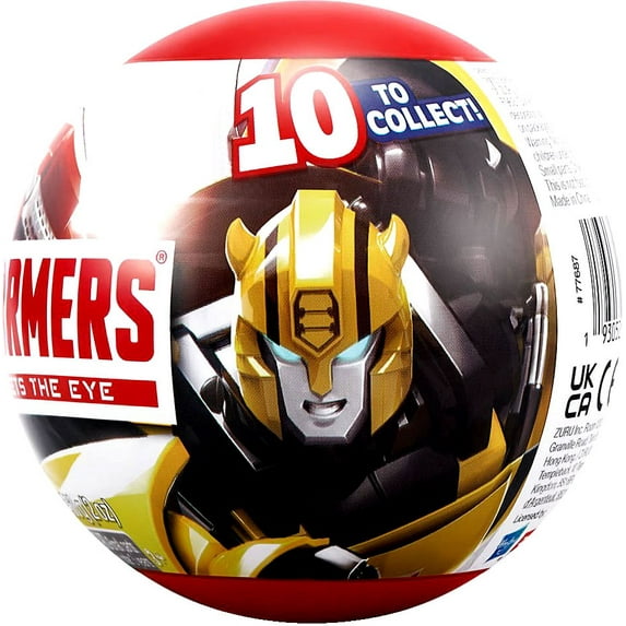 5 Surprise Transformers Series 1 - Official Mini Collectible Robot Figures with Accessories and Rare Gold Bumblebee - Assorted (2-Pack)