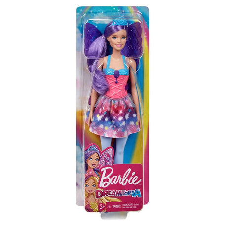 Barbie Dreamtopia Fairy Doll, 12-inch, with Purple Hair and Wings