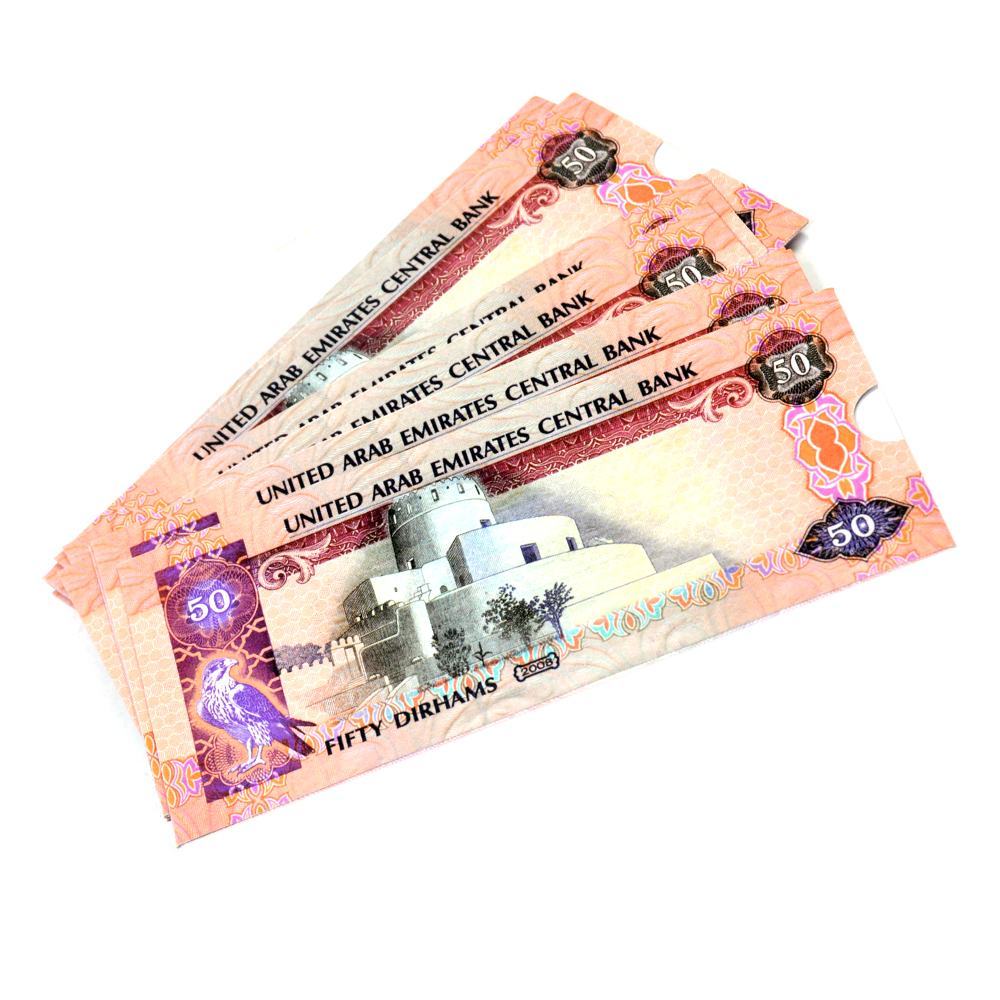 AED 50 Money Gift Envelopes – 10 PCS Pack | Cash Gift & Eidi Envelopes