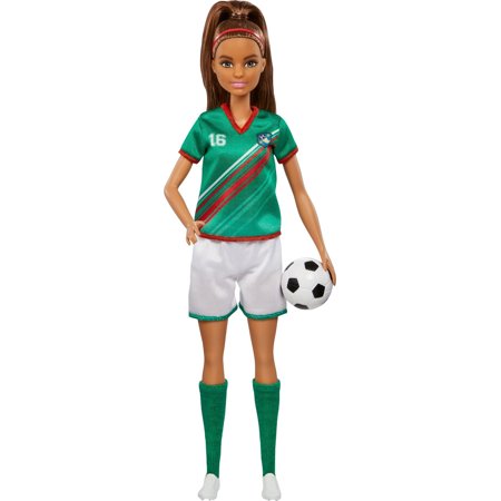 Links to Barbie You Can Be Anything Soccer Player Doll by 