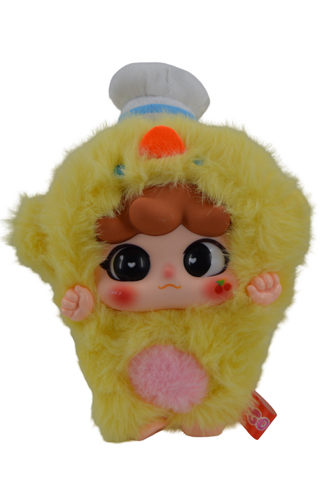 Baby 3 Migo Sneaky Yellow Plush Doll