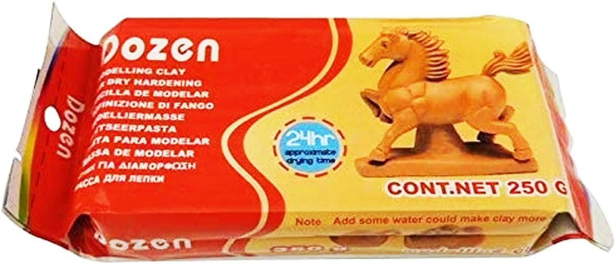 Brown Modeling Clay 500g - Natural Earth Tone Sculpting Clay