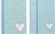 Ancor A4 Hardcover Sweet Blue Design Spiral Notebook (80 Sheets)