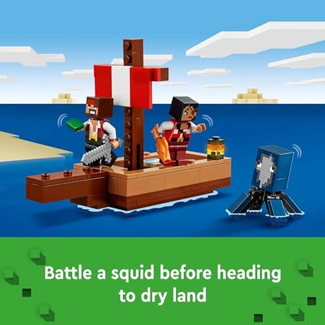 LEGO Minecraft 21259 The Pirate Ship Voyage