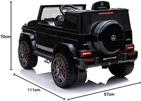 Mercedes G63 Electric Ride On Car with Black Leather Seat