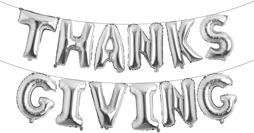 Thank You Foil Balloon Gold Set (8 pcs)