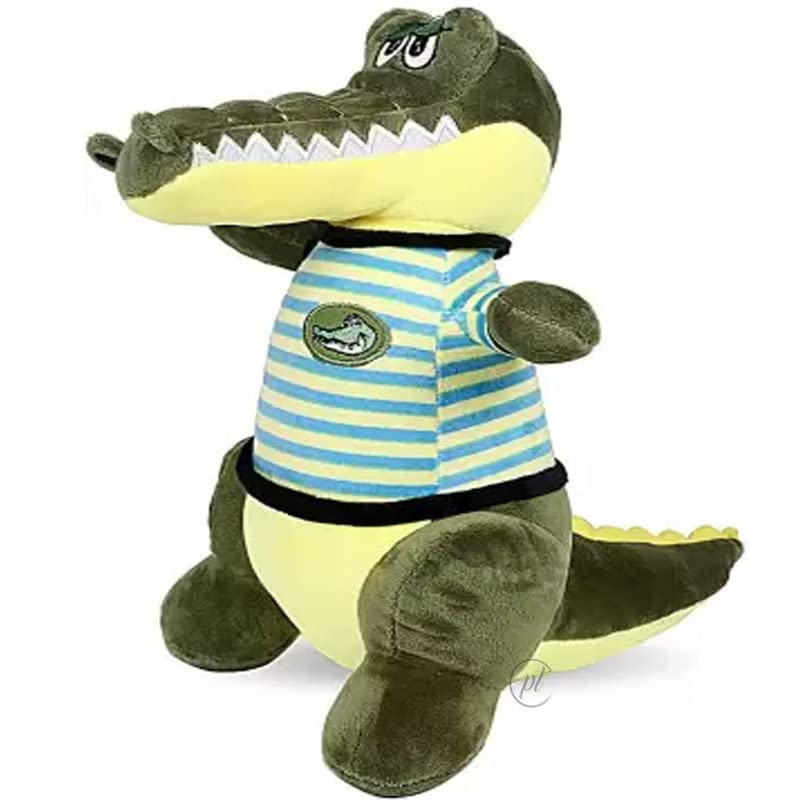 Promote Trader Jungle Safari Crocodile Plush Toy – Glitter Eyes Soft Toy