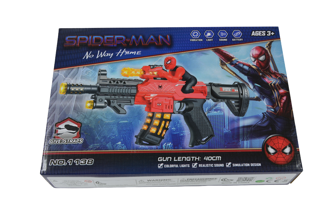 Spider-Man Toy Gun with Lights & Sound