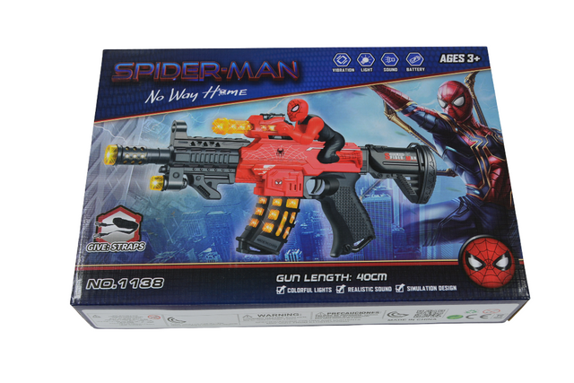 Spider-Man Toy Gun with Lights & Sound