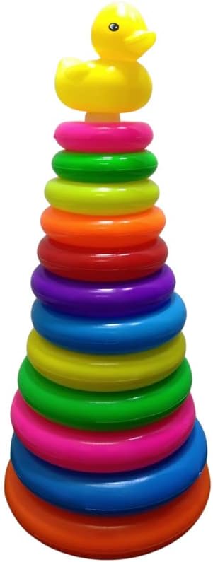 Giant Rainbow Stacking Ring
