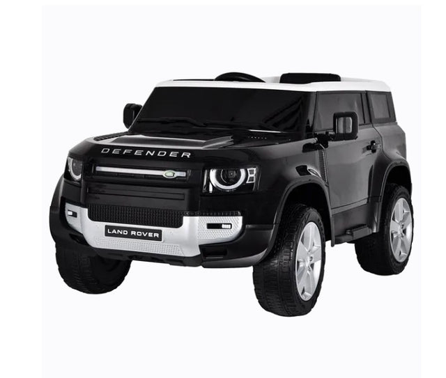 Links to Land Rover Defender Ride On Truck Black - Remote Control Electric Truck